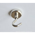 Nickle Plated Permanent Magnetic Hook Called Pot Magnet E25